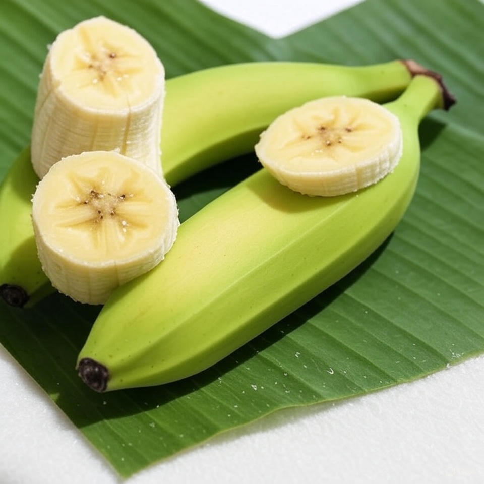 Chuối Xanh Hấp