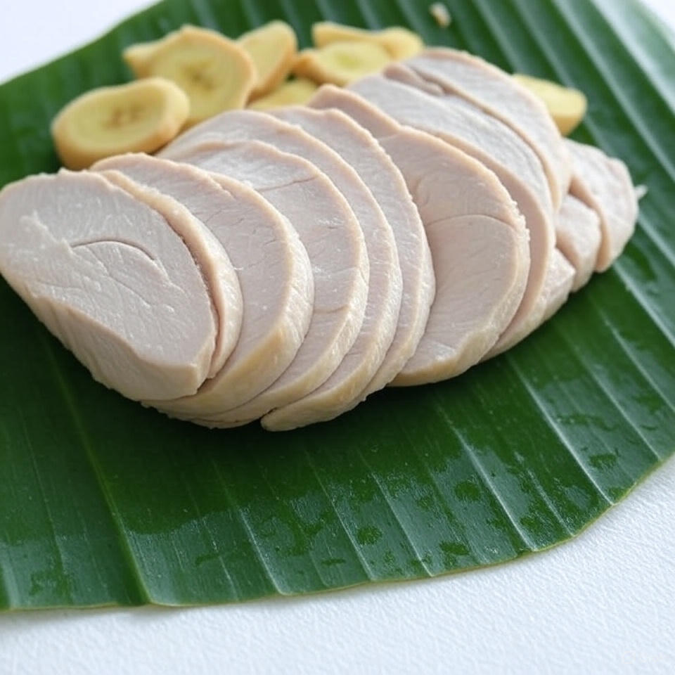 Ức Gà Hấp Gừng